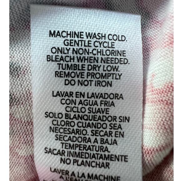 FLORA NIKROOZ WOMENS XLARGE JADE FLORAL PRINTED LONGSLEEVE PAJAMA TOP ONLY GREY - Picture 10 of 11